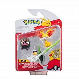 Набір бойових фігурок Pokémon Fynx, Piglets, Lauchzelot, офіційний набір фігурок synthetic.ua - Фото 1
