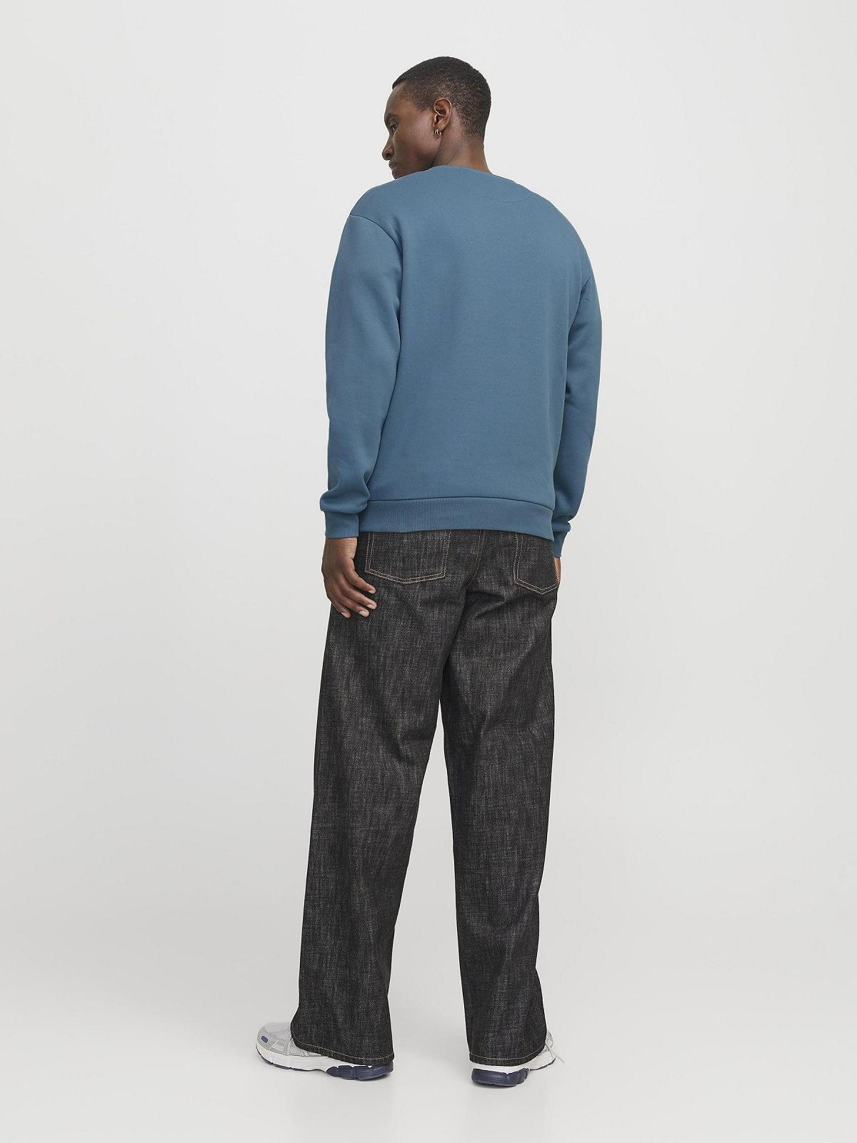 Чоловіча толстовка JACK & JONES Однотонна толстовка, фото №3