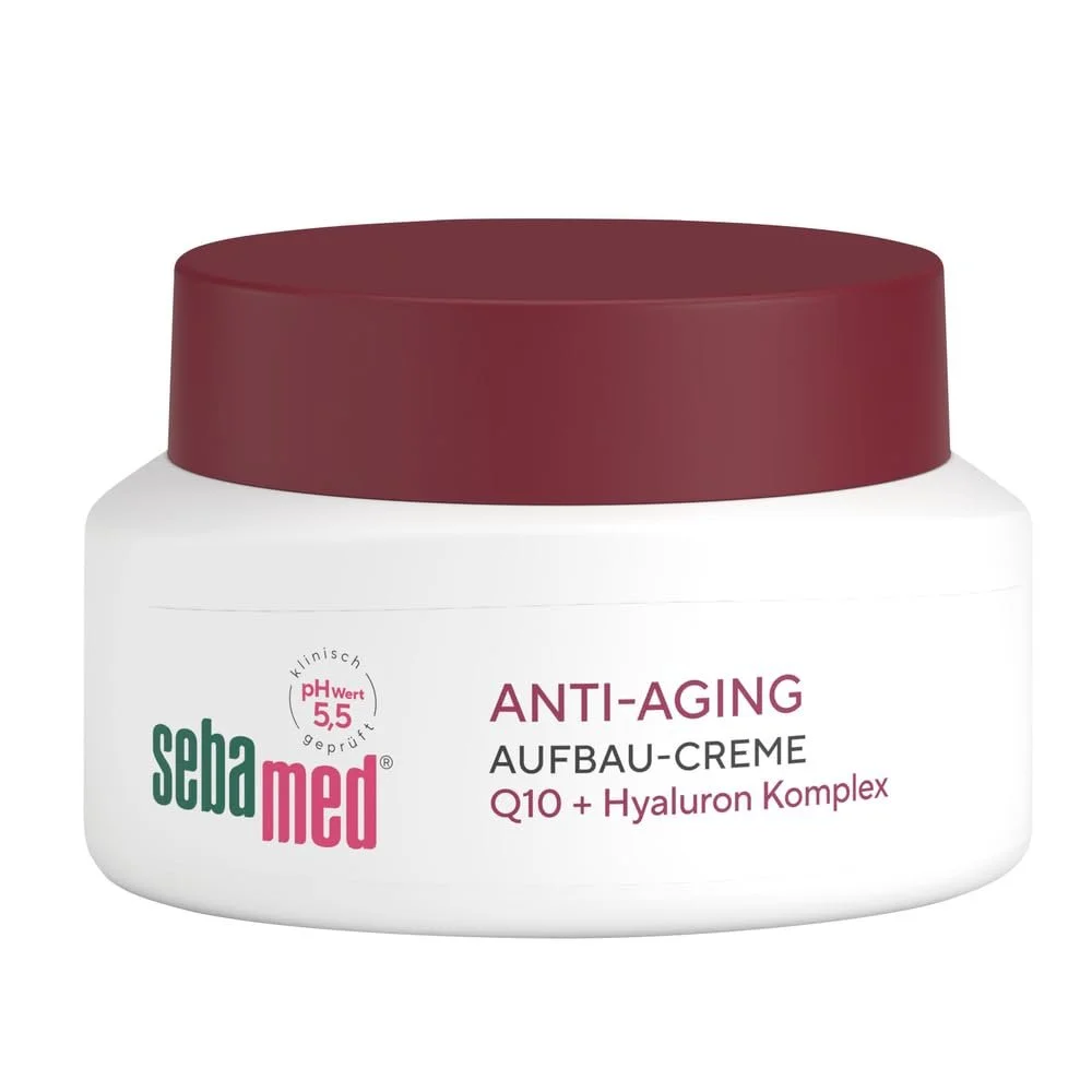 Денний крем SEBAMED Anti-Ageing Builder проти зморшок з Q10 та гіалуроновим комплексом 50 мл, фото №2