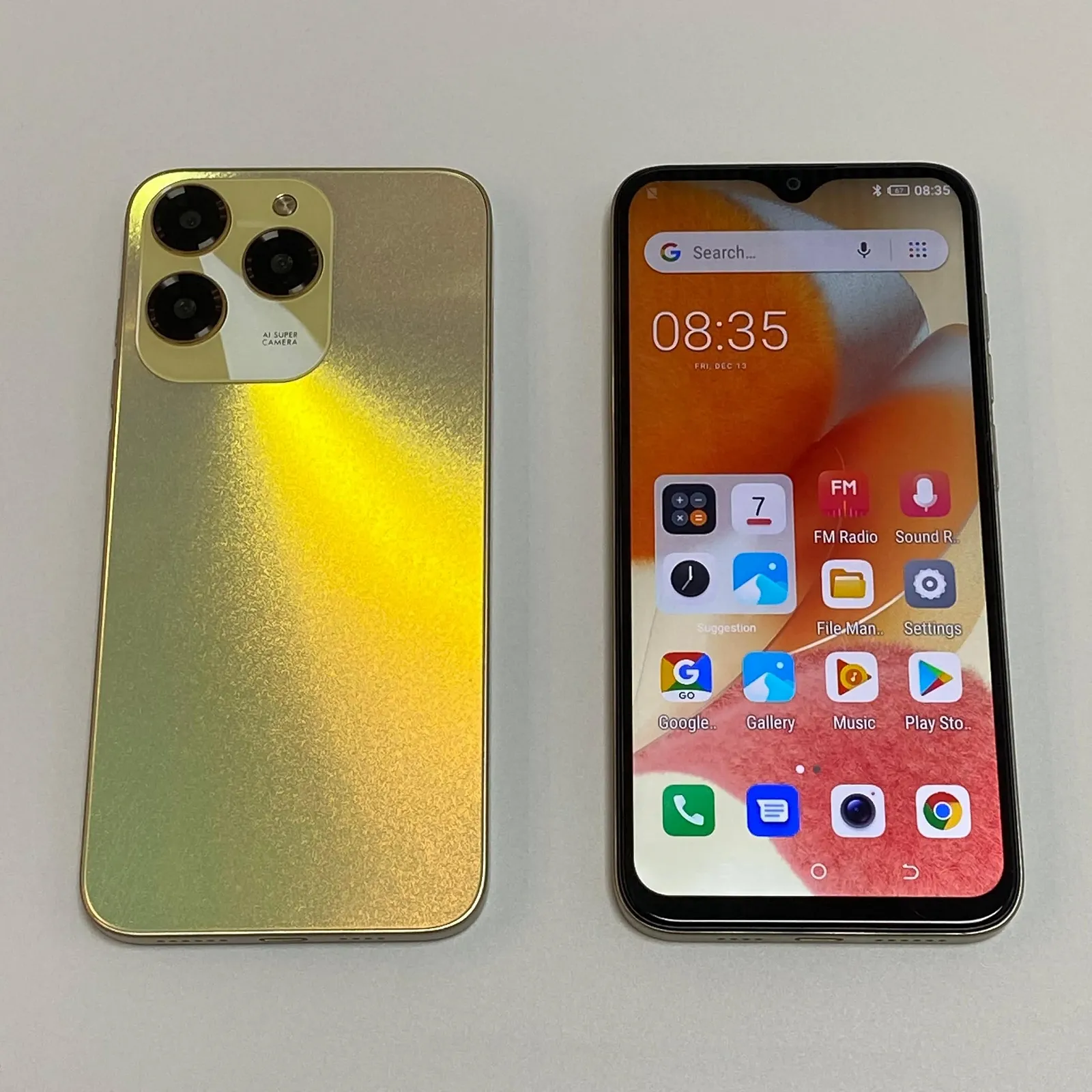 Смартфон 6.3" 2/16GB 4G LTE Dual SIM Gold, фото №5
