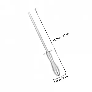 Мусат для ножів із нержавіючої сталі з великою поверхнею synthetic.ua - Фото 1