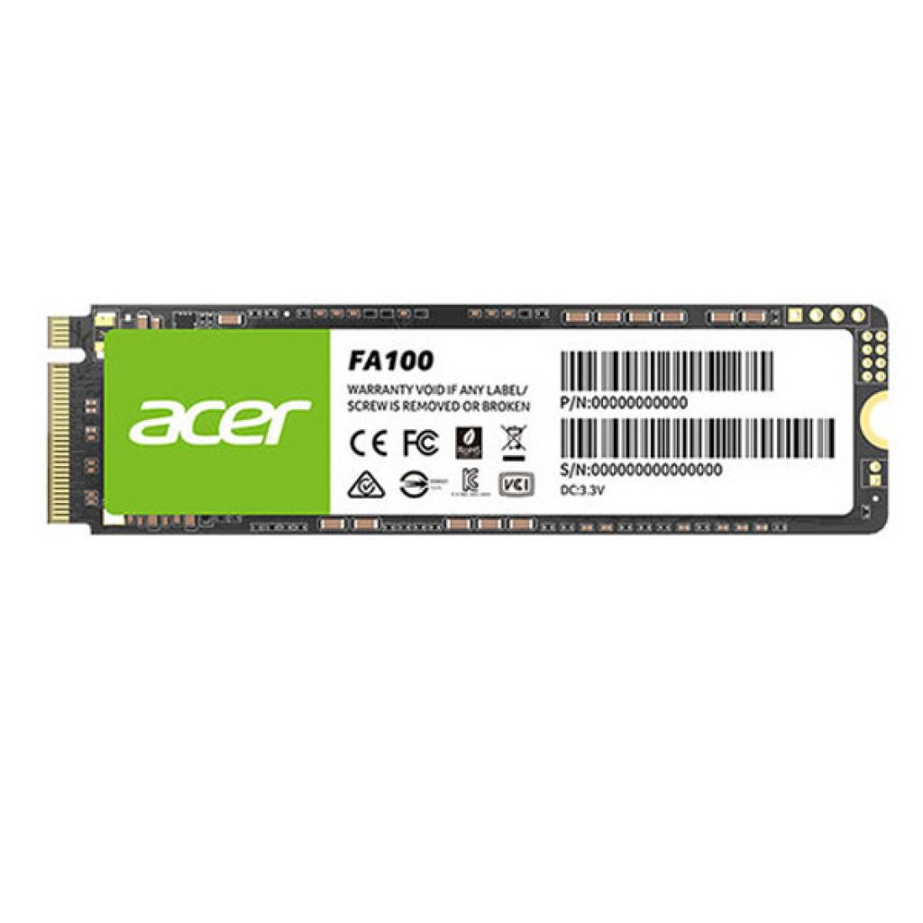 Внутрішній накопичувач Acer SSD M.2 2280 256GB FA100-256GB, фото №1