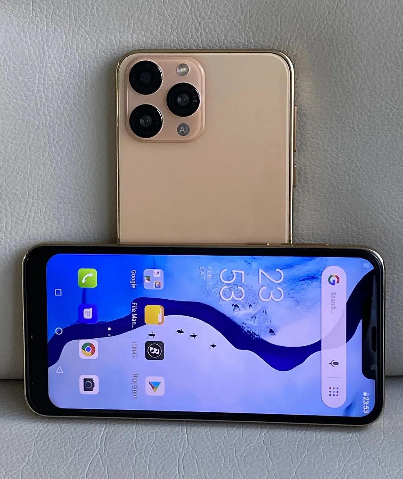 Смартфон 6,11 дюйма Двойная камера 1 ГБ RAM 16 ГБ ROM 3G WCDMA: 850/1700/2100 МГц Dual SIM Android Желтый, фото №5