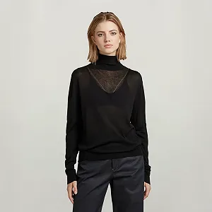 Женский свитер G-Star RAW Core Roll Neck Knitted Sweater - M - Фото 1