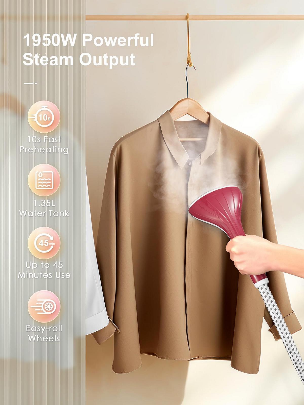 Вертикальный отпариватель Yabano 1950 Вт 1,35 л, фото №5 Вертикальный отпариватель Yabano 1950 Вт 1,35 л, фото №5