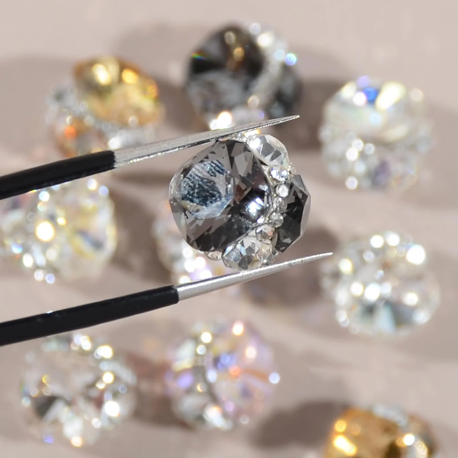 3D Стразы для ногтей Металлические заклепки, украшения, 10 шт., фото №2