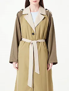 Тренч ONLY Onlline X-Long Block CC OTW Женский synthetic.ua - Фото 1