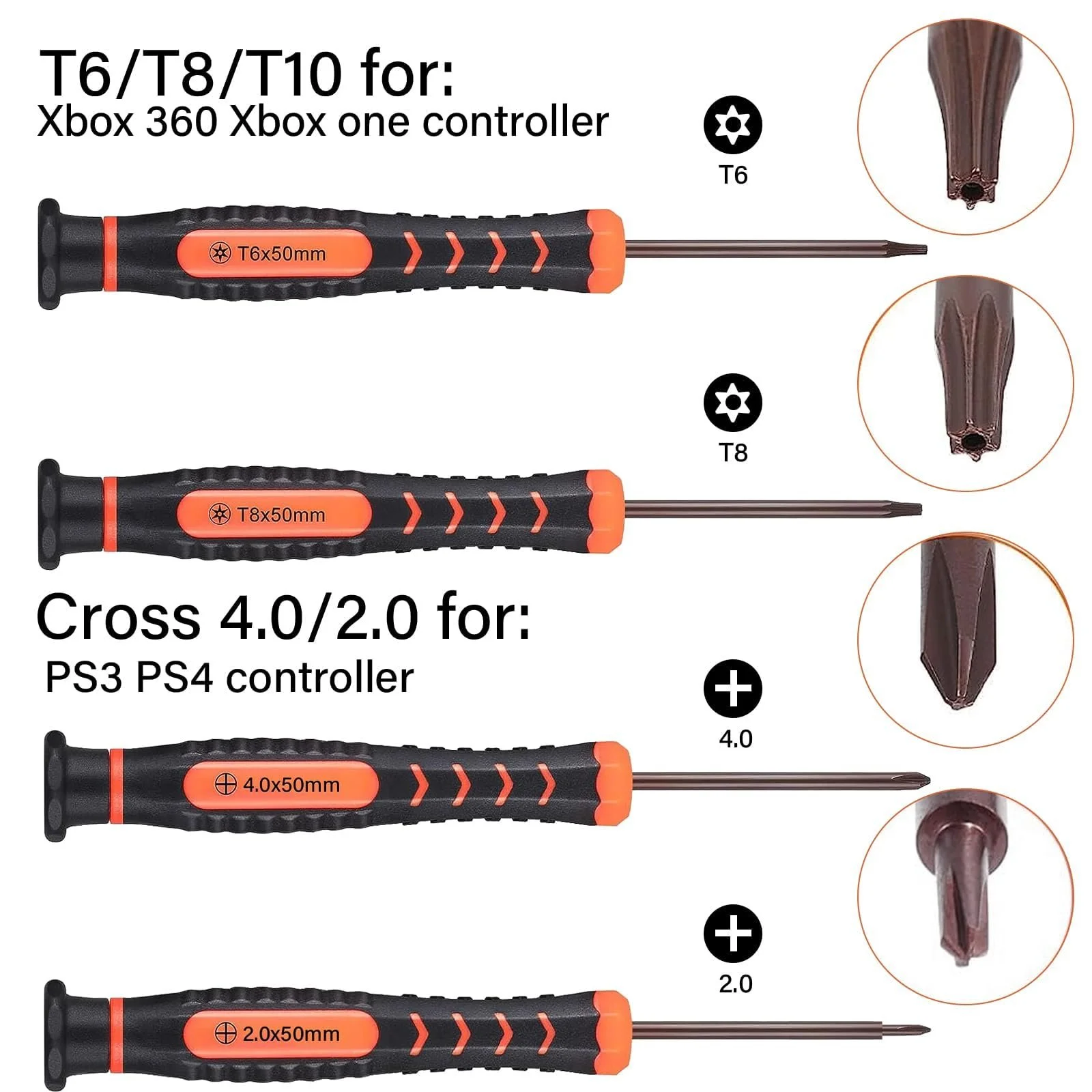 Отвёртка TECKMAN TR9 Torx с PH00, PH0, PH1, Набор отвёрток Phillips для Sony Playstation 4.5, фото №3