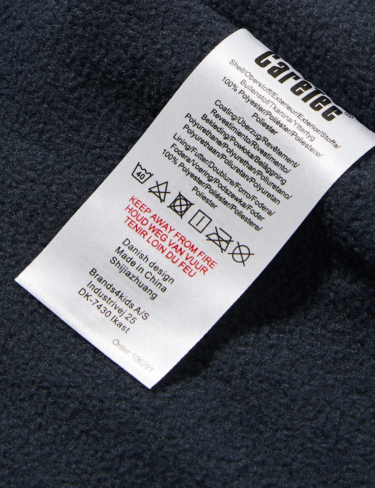 Дитяча Унісекс Дощова Куртка з Підкладкою CareTec, фото №6