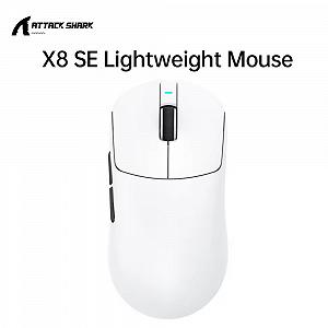 Ігрова миша Attack Shark X8SE PAW3311 25000DPI 400IPS 40G 1000Hz White - Фото 1