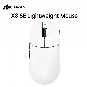 Ігрова миша Attack Shark X8SE PAW3311 25000DPI 400IPS 40G 1000Hz White - Фото 1