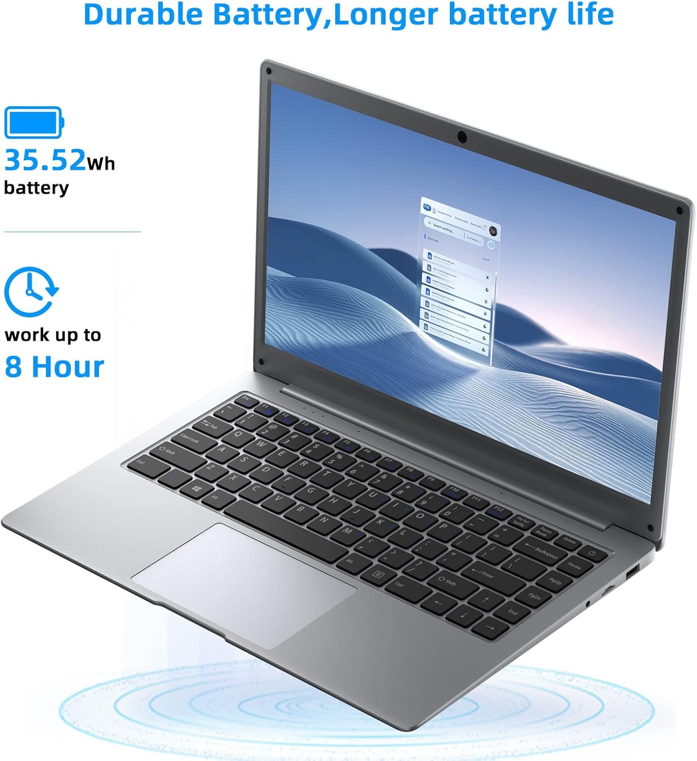 Ноутбук 14" Jumper EZbook S5 Intel Celeron N3350 RAM 12GB SSD 256 GB Window 11 (UKR), фото №3