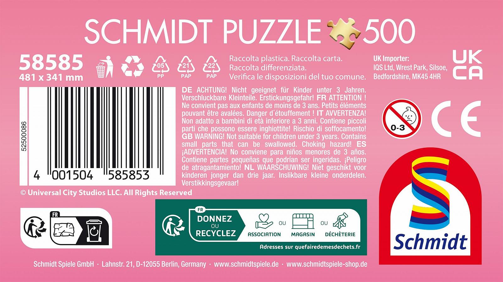 Пазл Schmidt Spiele Wicked Glinda 58585 500 элементов в ностальгической жестяной коробке, фото №2 Пазл Schmidt Spiele Wicked Glinda 58585 500 элементов в ностальгической жестяной коробке, фото №2