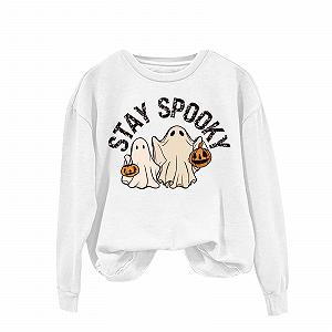 Женская Толстовка Generisch Свободный крой Цветовые вариации Хэллоуин Вампир - Фото 1