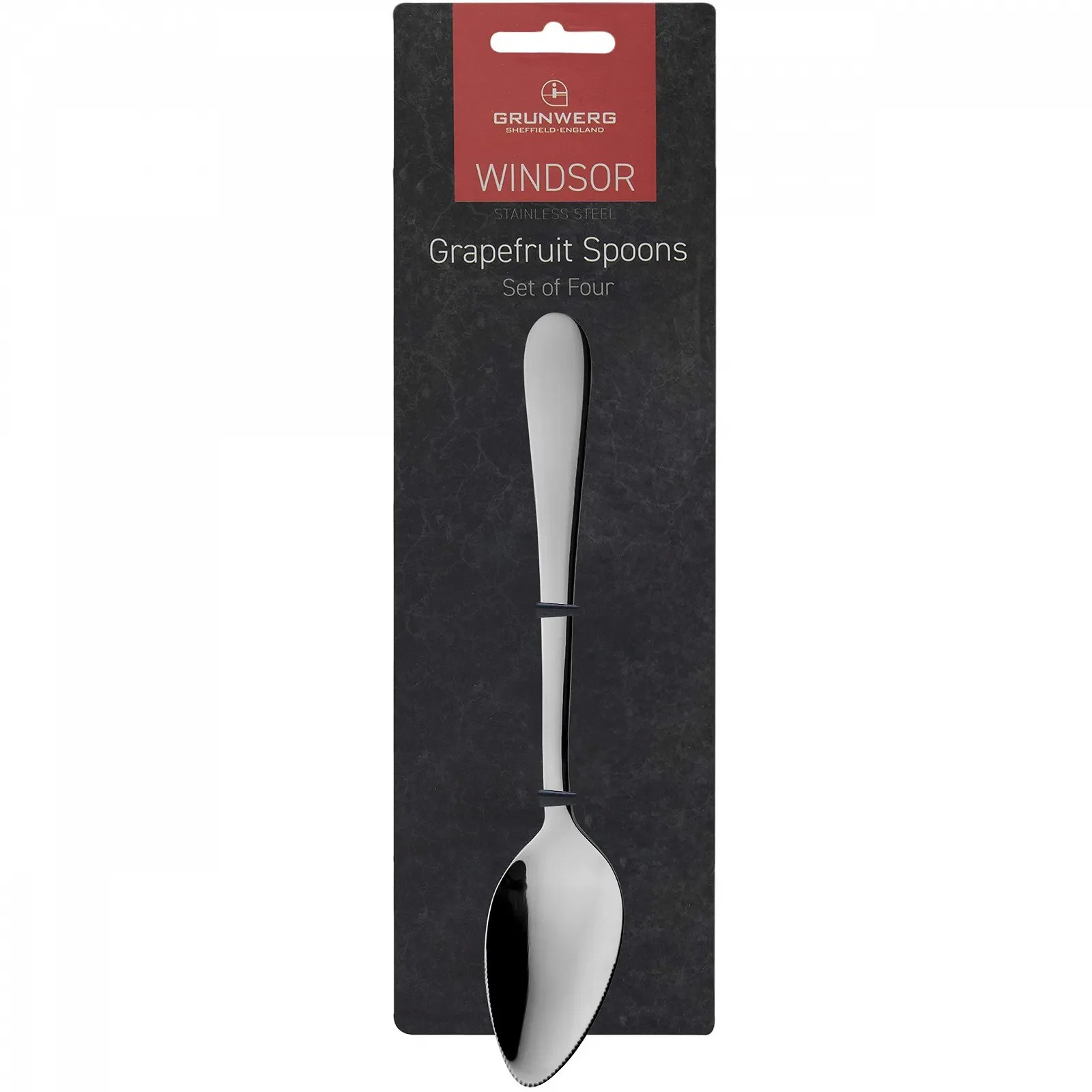 Ложка для грейпфрута Windsor 4GFSWDR/C New Набір 4 шт. Нержавіюча сталь 18/0, сріблястий, фото №2