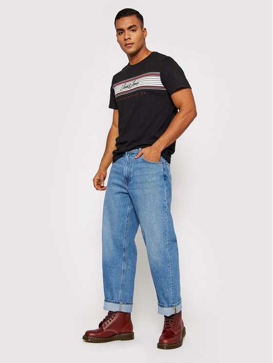 Футболка JJLEO TEE SS 12200239--Fit:Standard Fit Jack&Jones Чорний S, фото №4