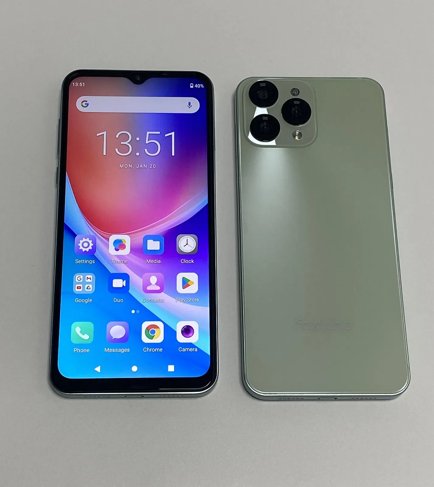 Смартфон 8-Core Processor 4G-LTE 5MP + 13MP Camera Android 11 4GRAM 64GROM Expandable 256GB 6.52 Inch Blue, фото №5