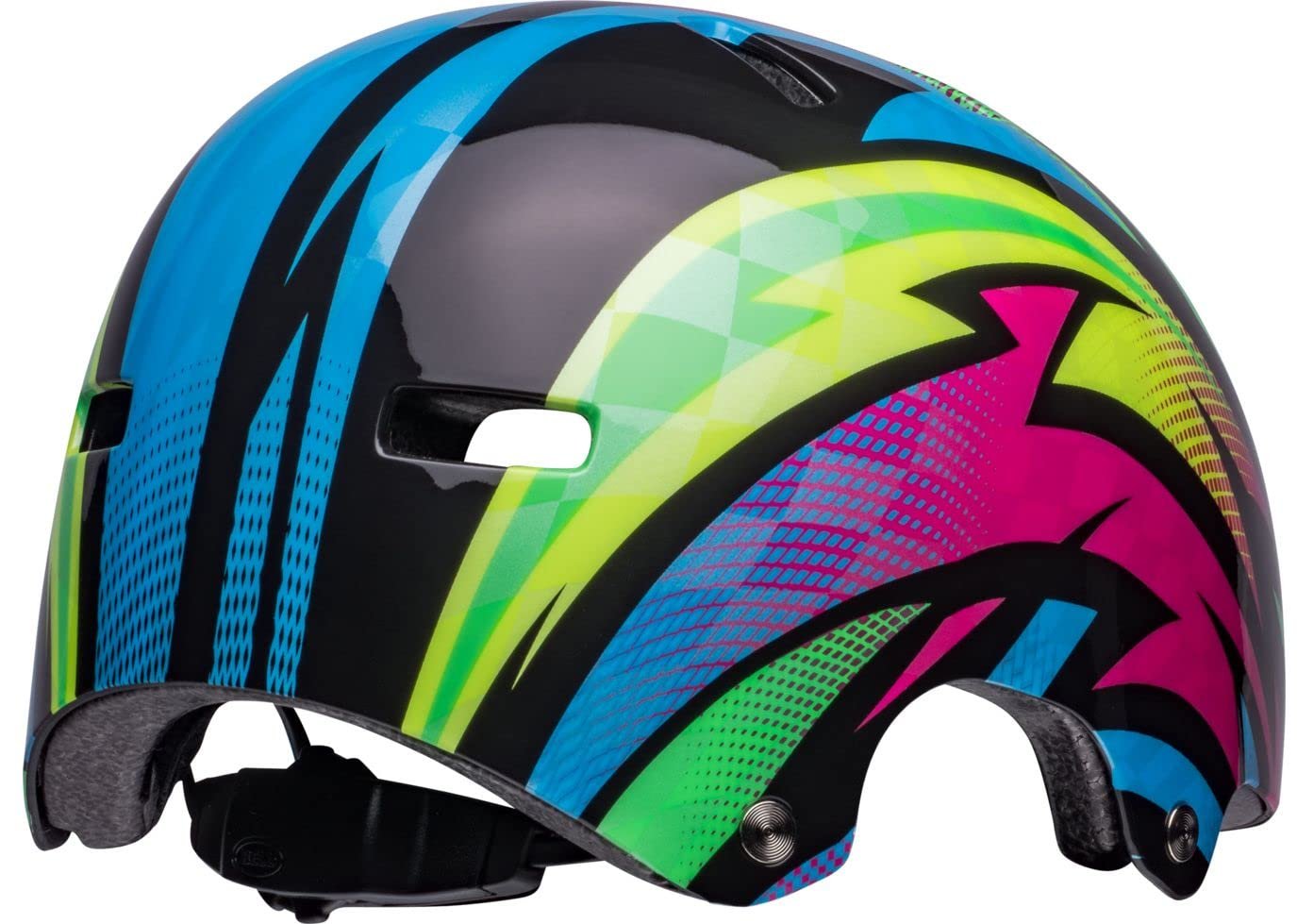 Шолом Bell Span Gloss Blue/Magenta Psycho S, фото №4
