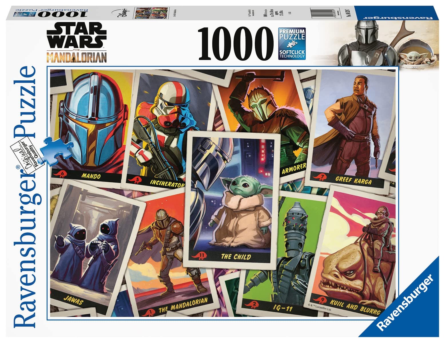 Пазл Ravensburger Star Wars The Mandalorian 1000 элементов, фото №2