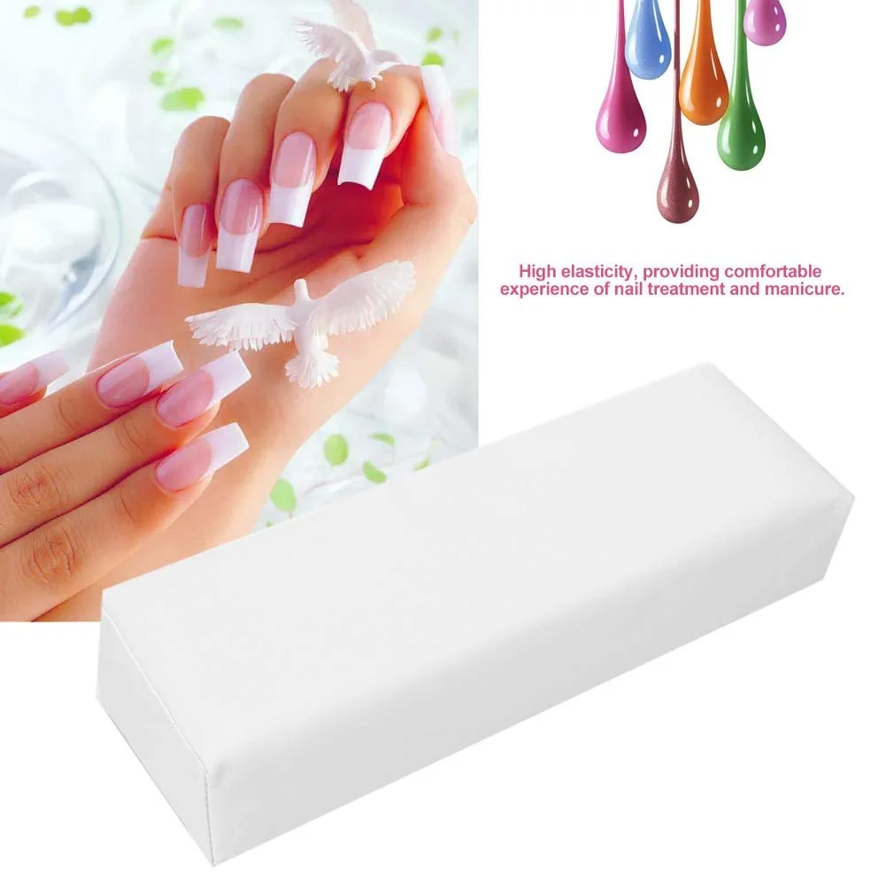 Подушка для рук для манікюру Шкіра PU М'яка подушка Білий, фото №6