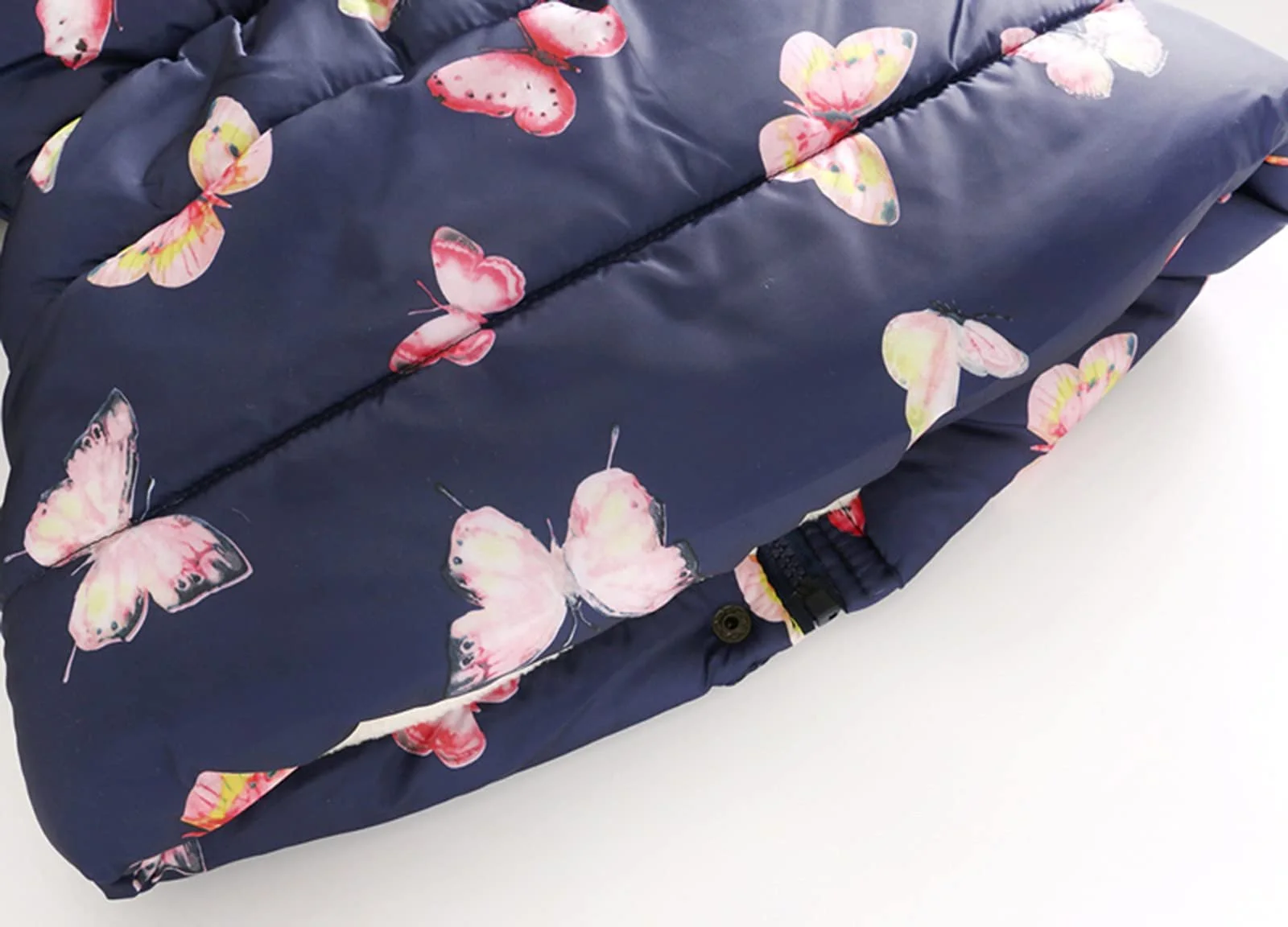 Дитяча пухова куртка з капюшоном, зимова куртка для дівчаток, фото №5