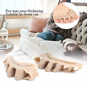 Коректор Hallux Valgus, 2 шт, вальгусної деформації великого пальця стопи, Унісекс synthetic.ua - Фото 1