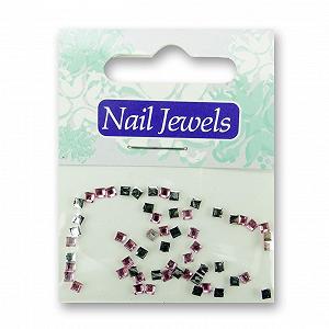 Акриловые стразы Квадратные EigenArt Rose, 2 мм - Фото 1