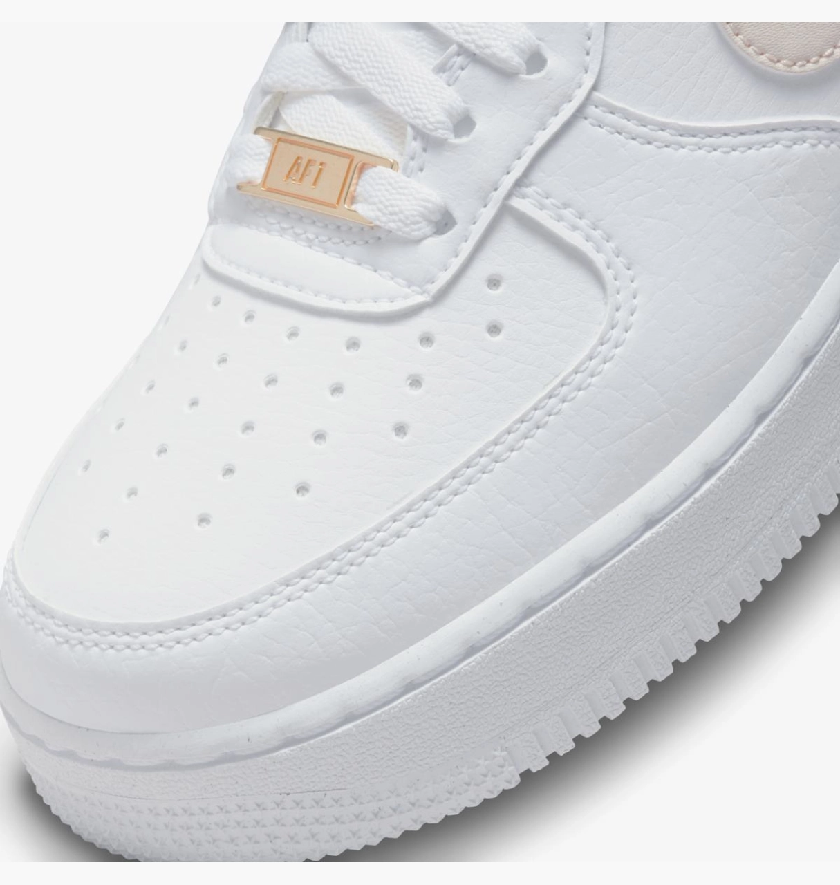Кросівки Nike Air Force 1 Low Just Do It White Noble Green Metallic Silver University Red 46, фото №7