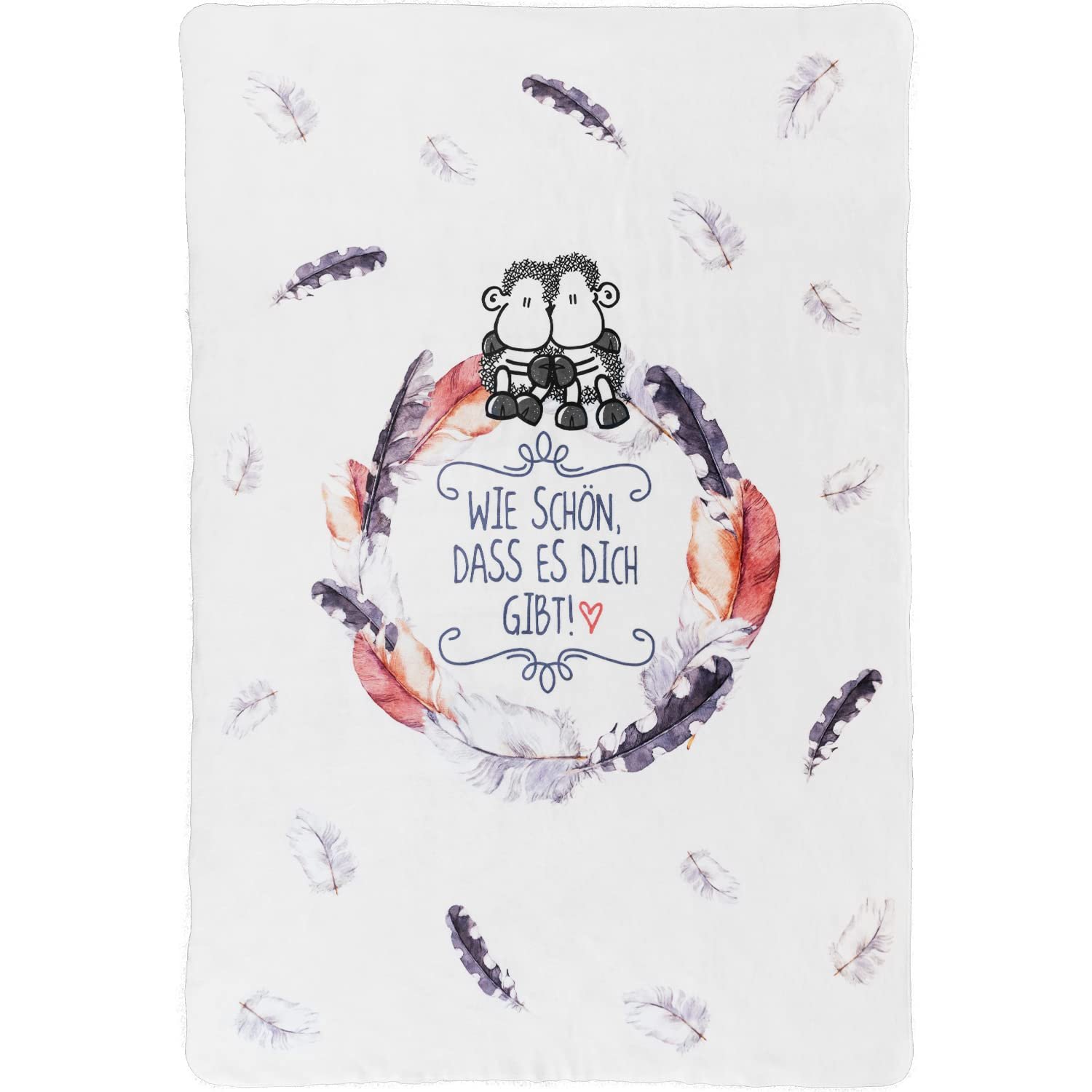 Одеяло Sherpa Sheepworld "Как хорошо, что ты есть", флисовое одеяло, полиэстер, 130 x 180 см, с принтом, фото №1 Одеяло Sherpa Sheepworld "Как хорошо, что ты есть", флисовое одеяло, полиэстер, 130 x 180 см, с принтом, фото №1