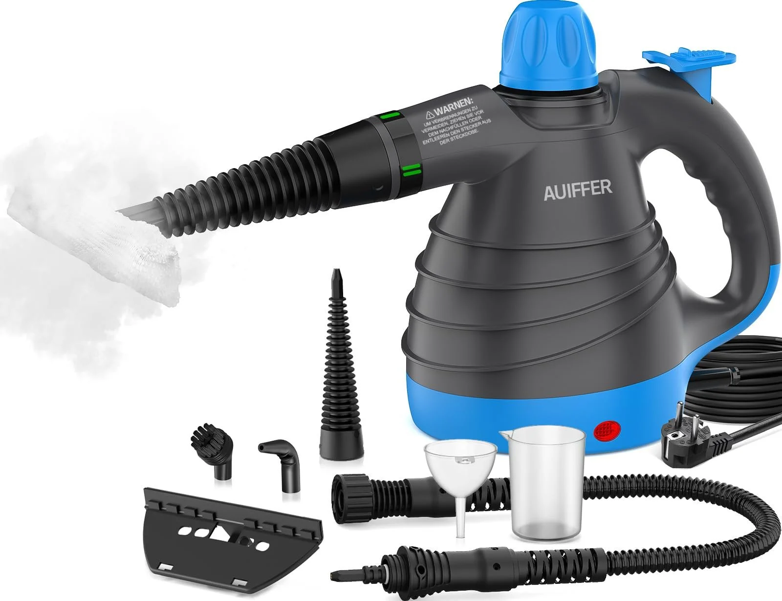 Пароочисник ручний високого тиску 9 насадок без хімії, фото №1 Пароочисник ручний високого тиску 9 насадок без хімії, фото №1