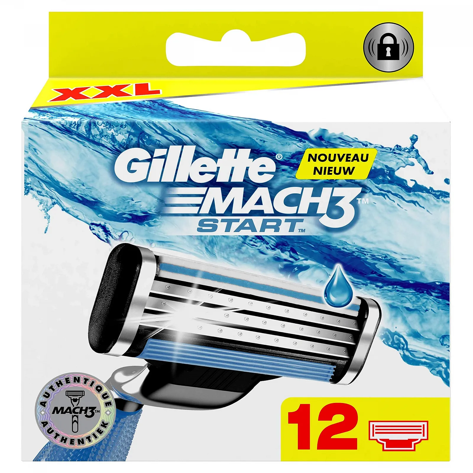 Сменные лезвия для бритвы Gillette Mach3 12 шт., фото №9