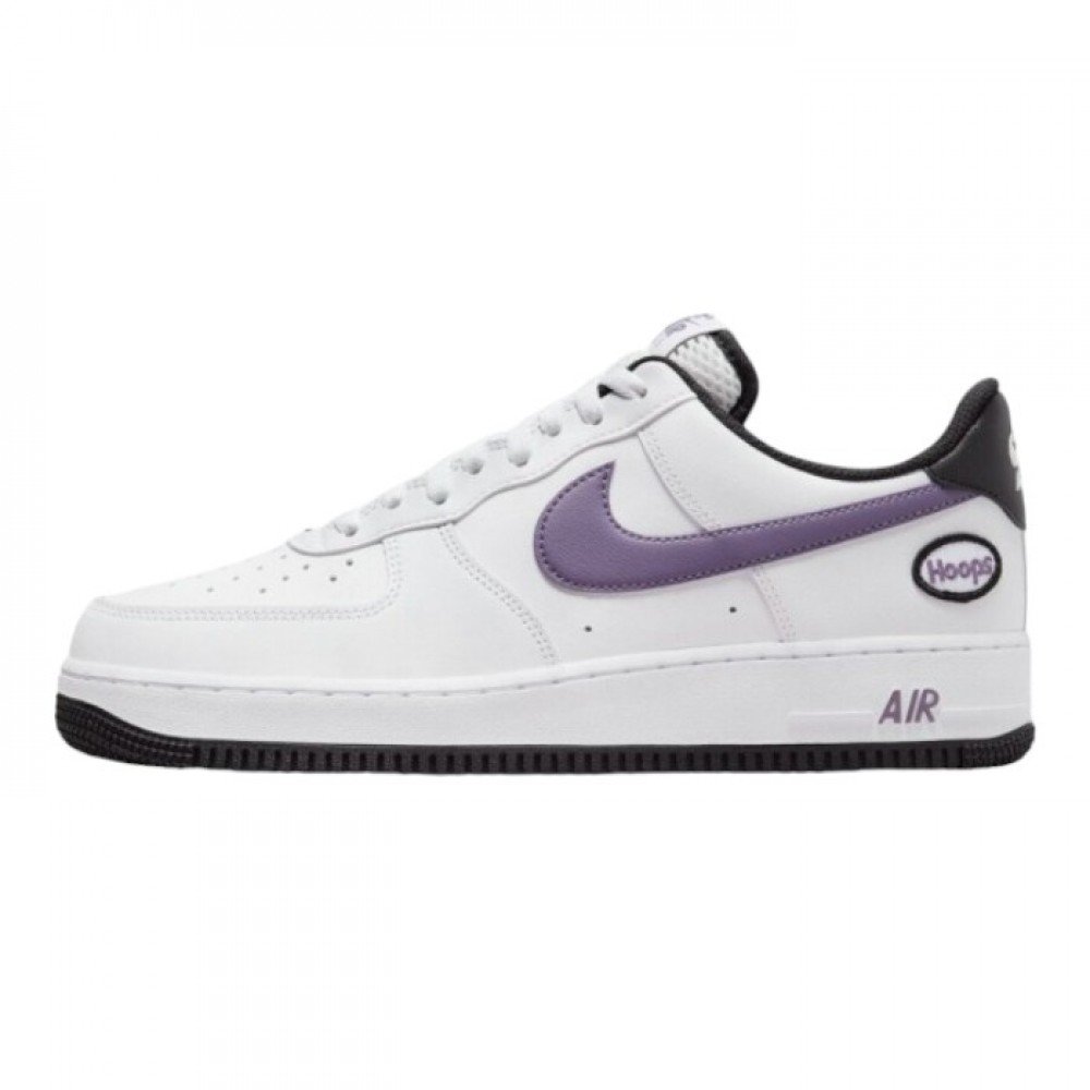 Кросівки Nike air force 1 low hoops white canyon purple 46, фото №1