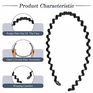 Обруч для волос Черный synthetic.ua - Фото 1