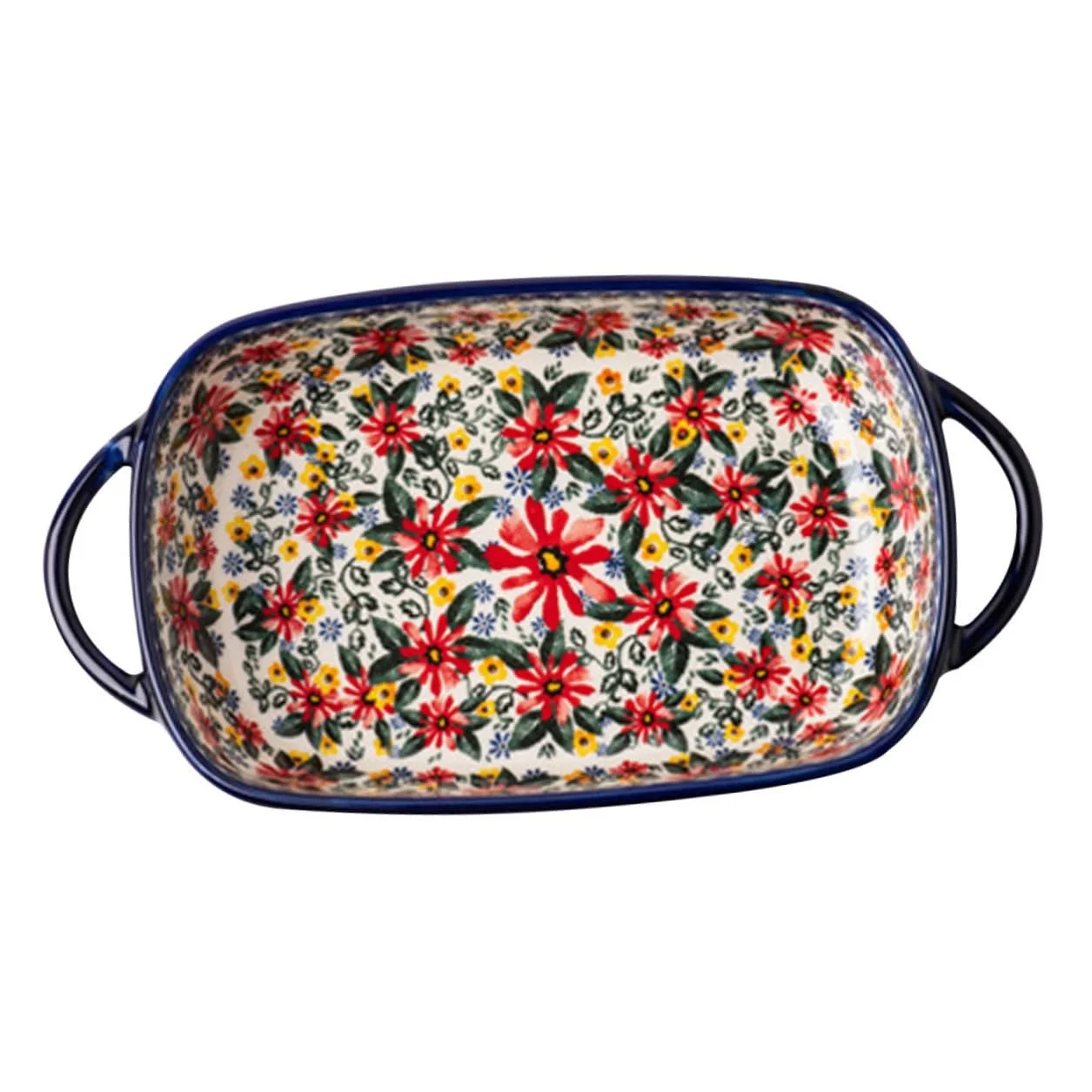 Форма для запекания DECHOUS Прямоугольная керамическая с ручками термостойкая, фото №1