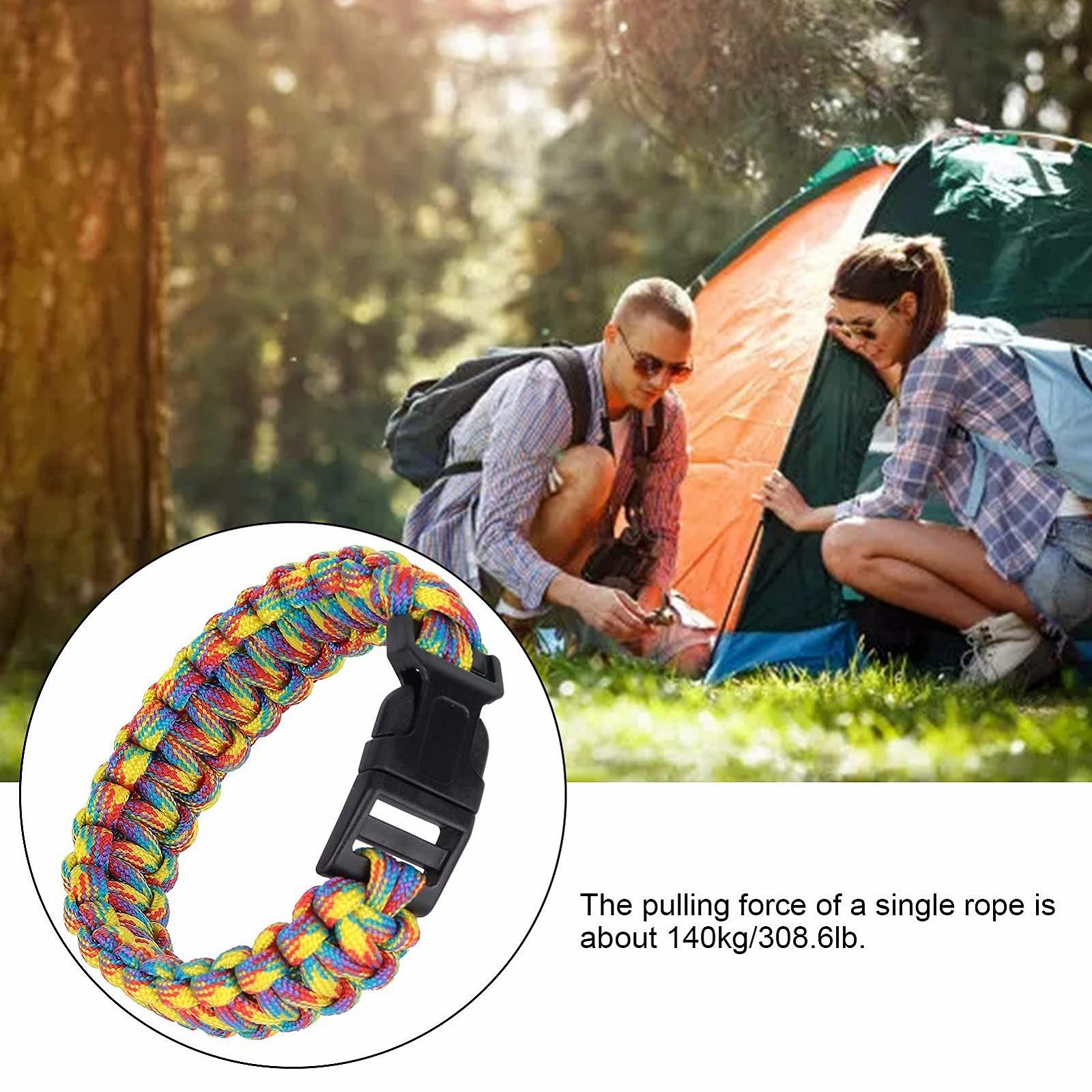 Браслет Paracord VGEBY Unisex Casual плетений з парашутним шнуром, пластик, фото №2