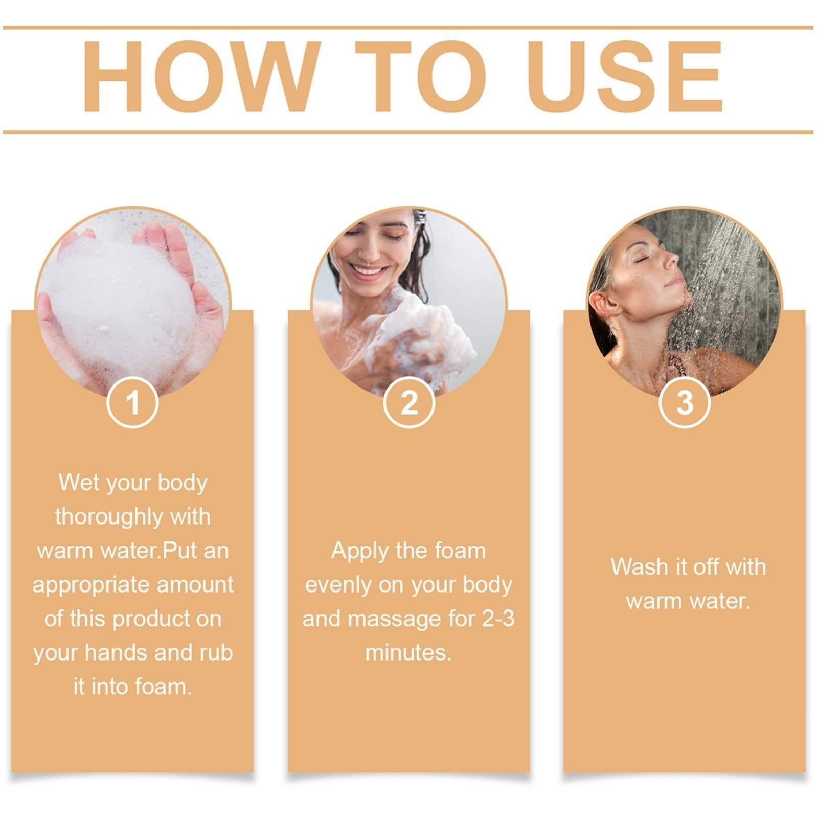 Гель для душу та мило Persimmon з екстрактом хурми, дезодоруючий засіб проти запаху тіла, для глибокого очищення, для жінок та чоловіків (2 шт), фото №8