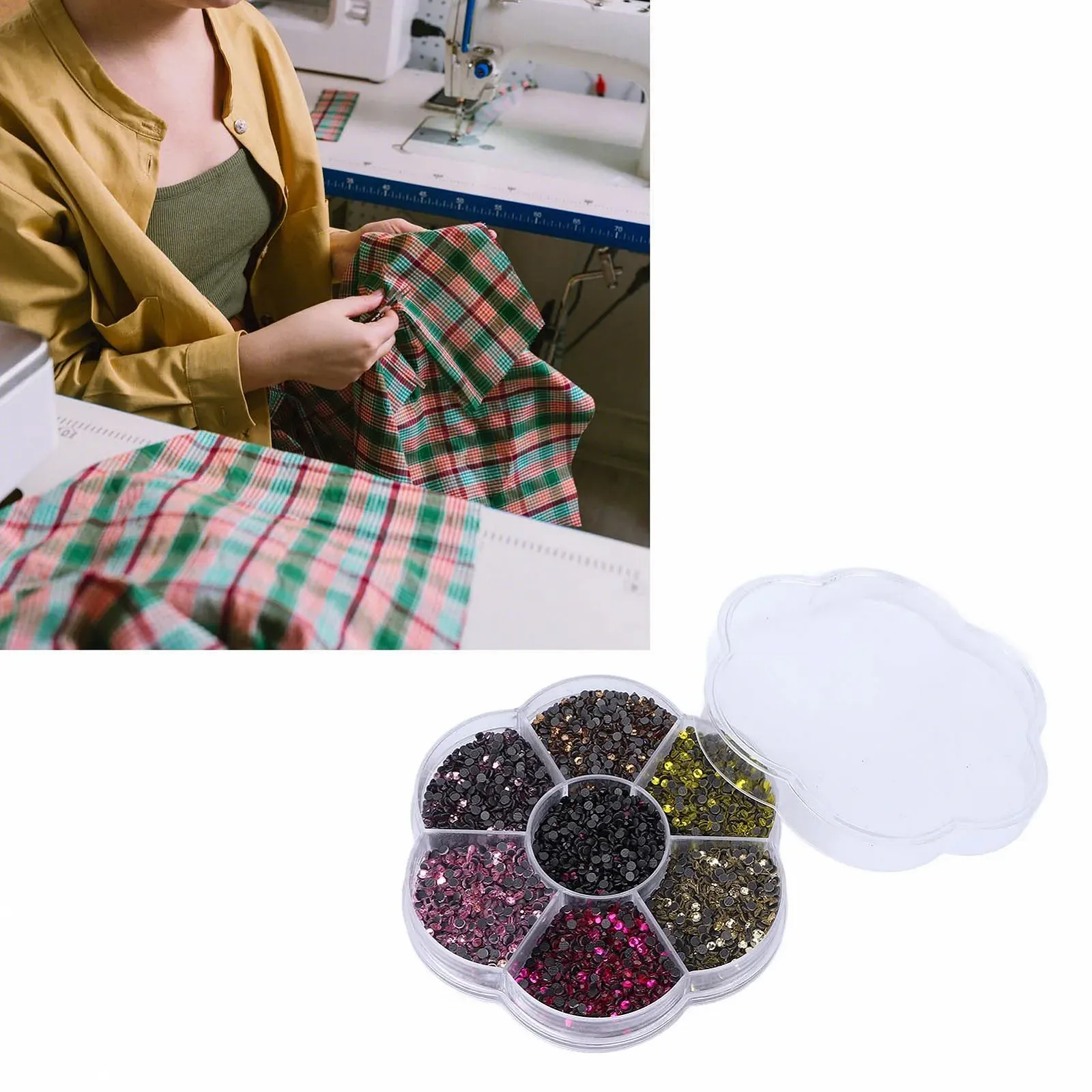 Стрази Сім кольорів S607-2, 10080 шт., фото №2