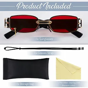 Сонцезахисні Окуляри Прямокутні Класичні MEGAVOW для Чоловіків та Жінок Модні synthetic.ua - Фото 1