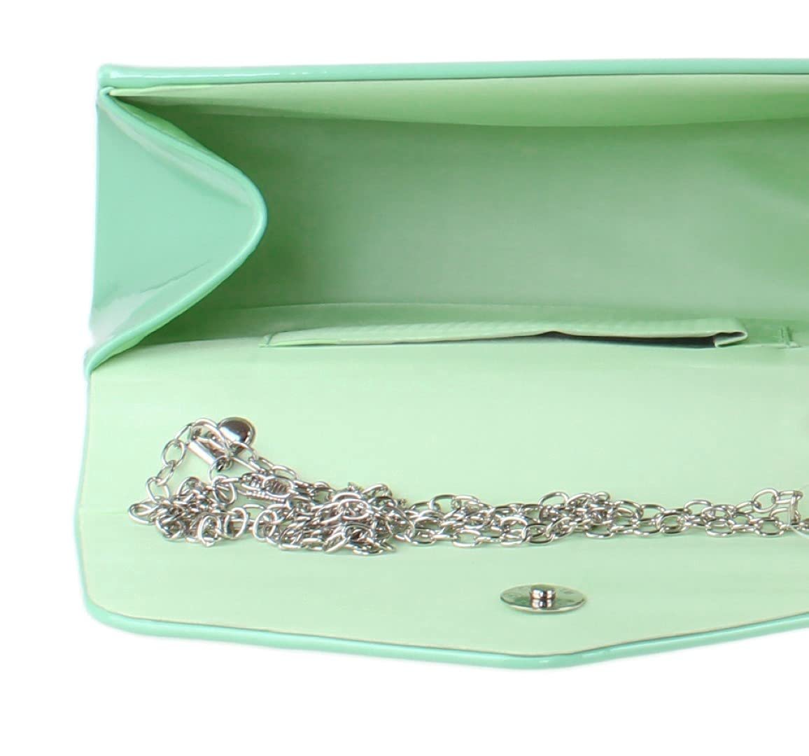 Клатч Girly Handbags лакований, маленький жорсткий корпус для жінок, фото №4 Клатч Girly Handbags лакований, маленький жорсткий корпус для жінок, фото №4