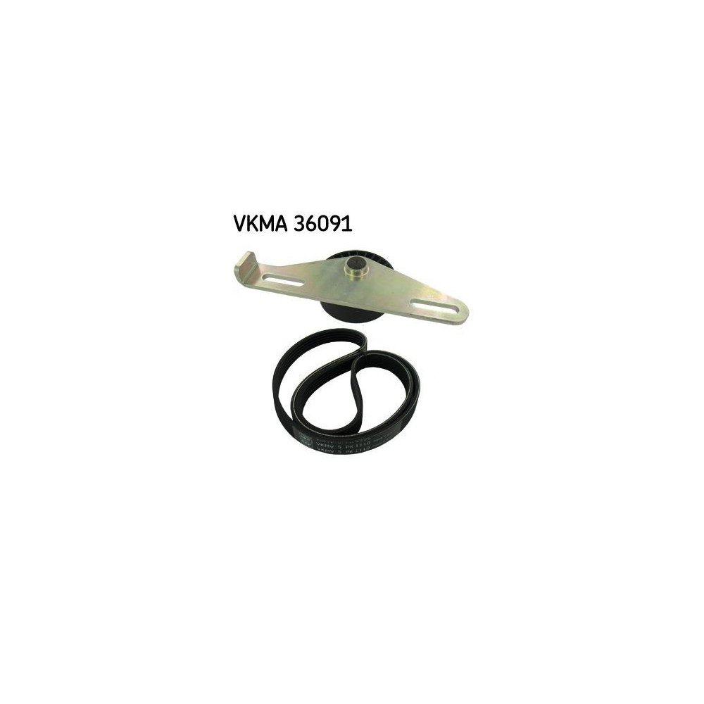 Комплект поликлинового ремня SKF VKMA 36091 для AUDI NISSAN RENAULT TOYOTA DACIA HYUNDAI, фото №1