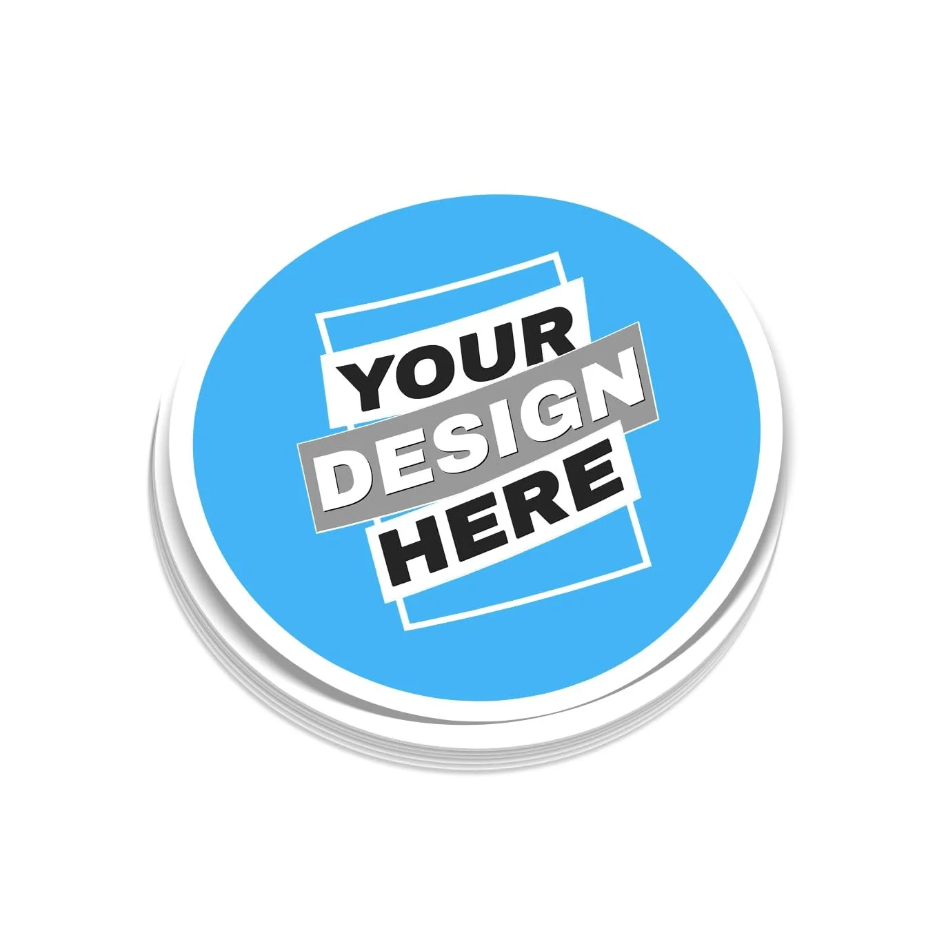 Наклейки Персоналізовані з логотипом або фото Водонепроникні 3–15 см 100 шт., фото №8