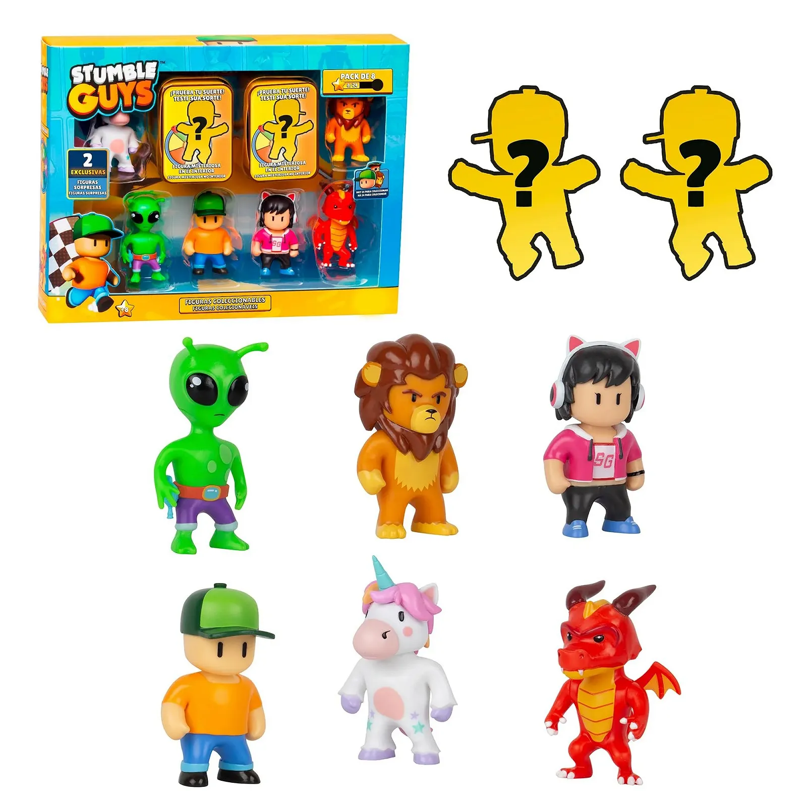 Набор фигурок Bizak Stumble Guys 8 Pack 6 см Set 1 (64112072), фото №1 Набор фигурок Bizak Stumble Guys 8 Pack 6 см Set 1 (64112072), фото №1