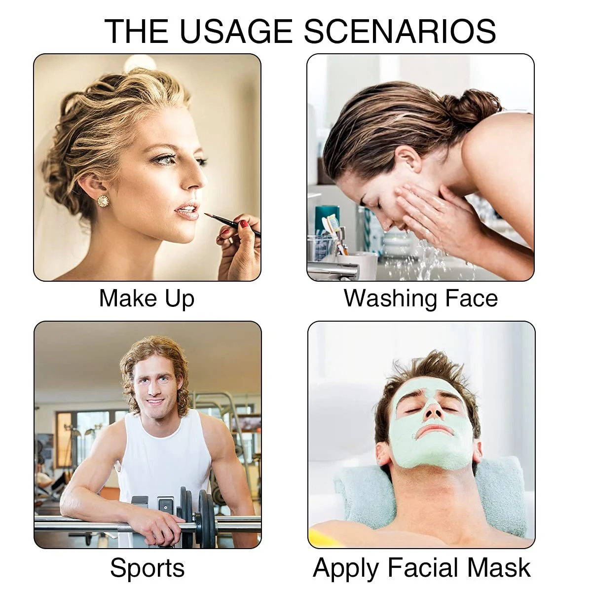 Набір металевих обручів для волосся, фото №5