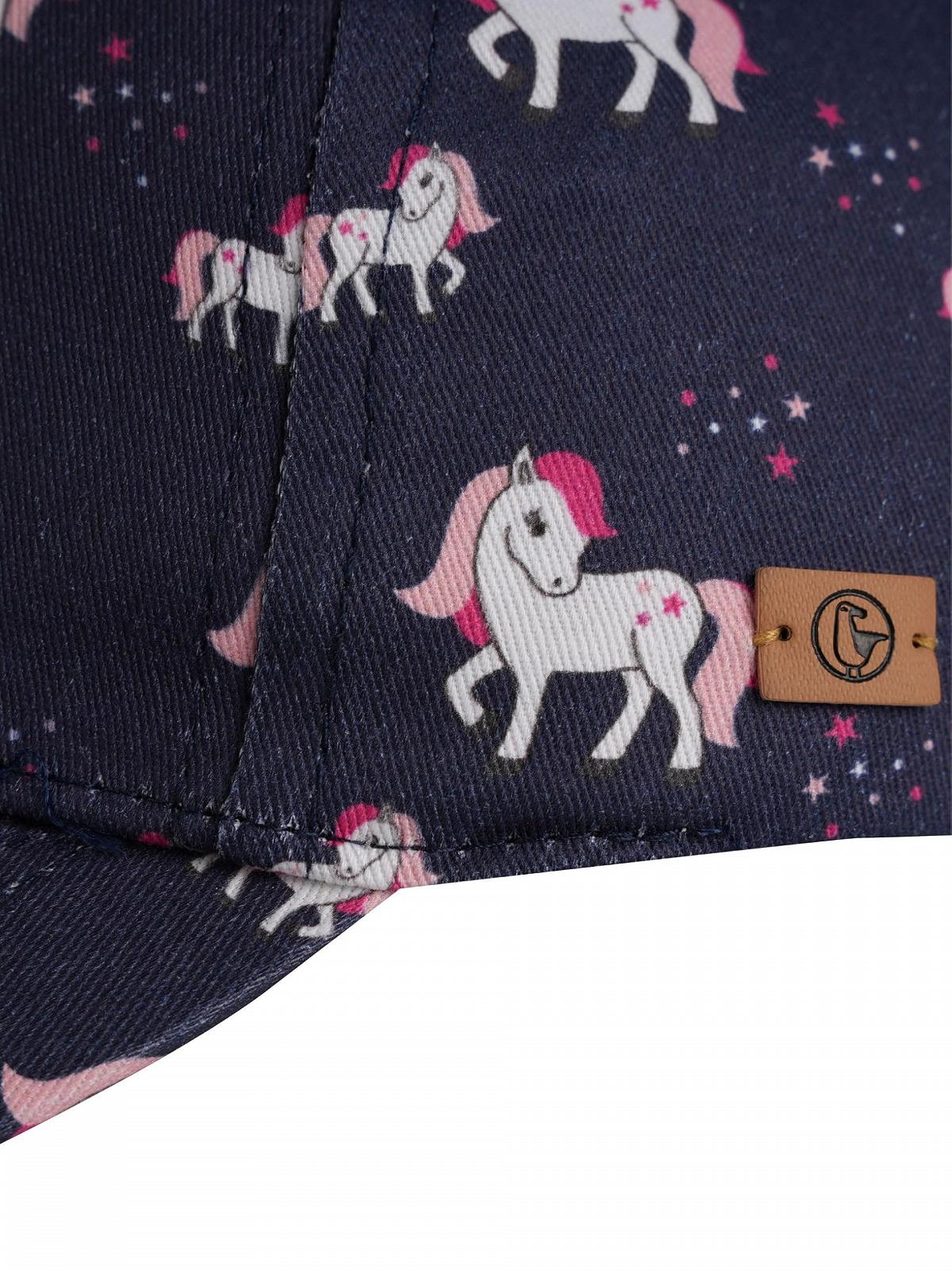 Бейсболка SCHIETWETTER Zauberpferd з принтом коня регульована 100% бавовна, фото №3
