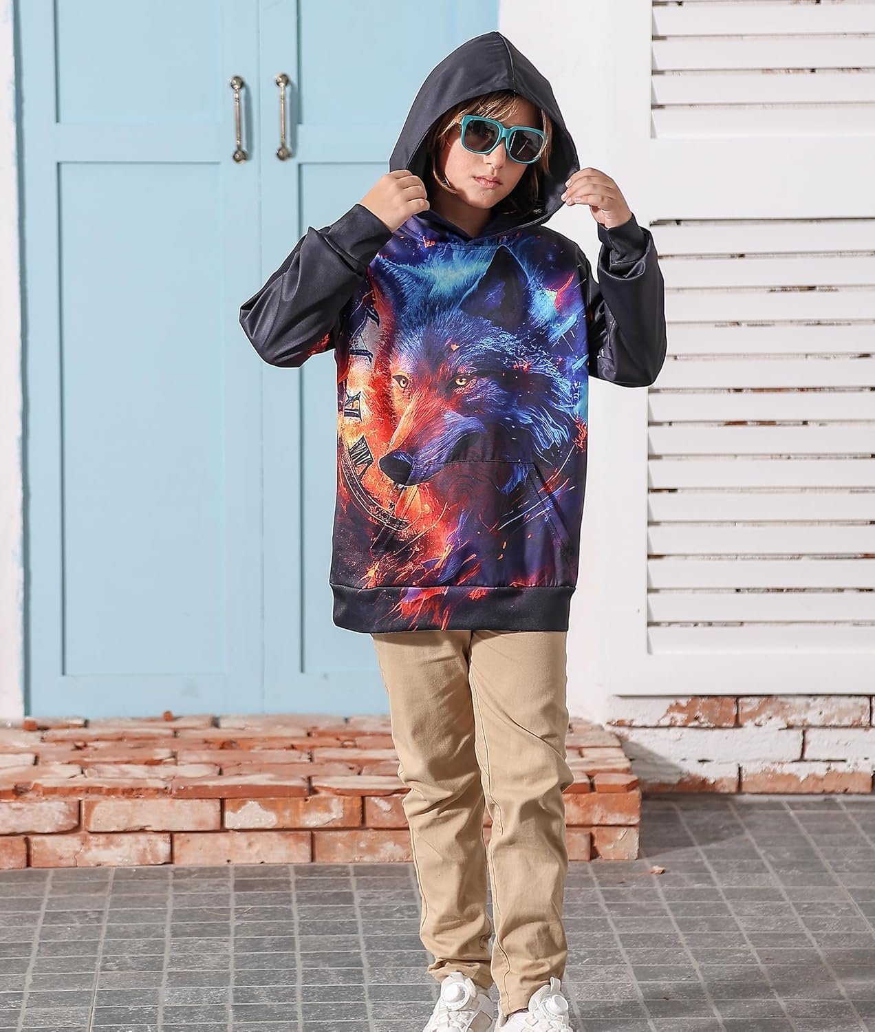 Худі Tuonroad для хлопчиків, 3D принт, дитячий, худі для дівчаток, фото №2