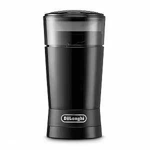 Кофемолка ножевая De'Longhi KG200 Электрическая Нержавеющая сталь Черная - Фото 1