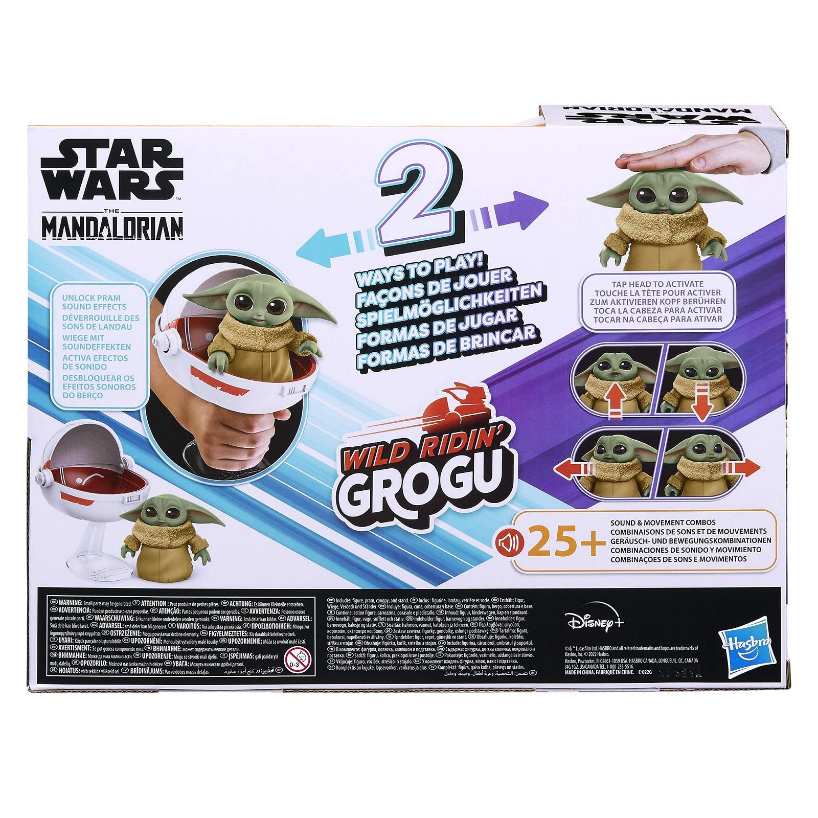 Аніматронік Star Wars Wild Ridin' Grogu, 25+ комбінацій звуків і рухів, фото №11