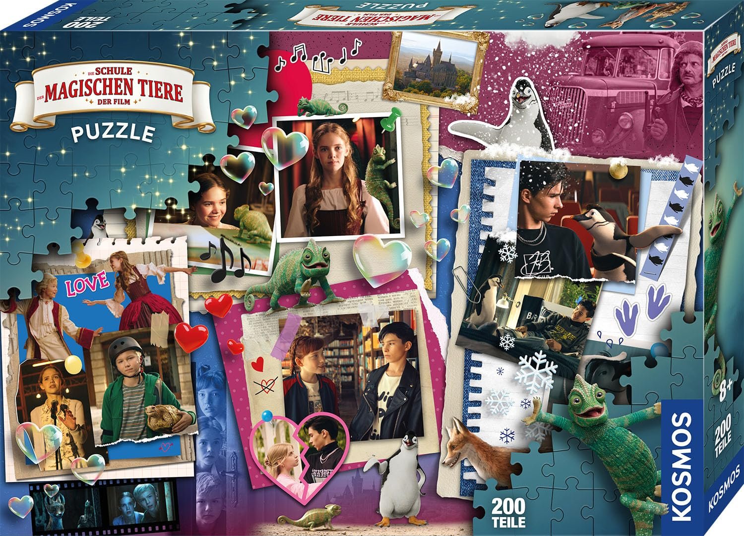 Пазл KOSMOS Школа магических животных 684457 Романтика 200 элементов, фото №1