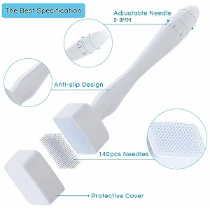 Dr.roller Регульований мікроголковий дермальний штамп, Dermastamp 0-3.0 мм, мікроголкова ручка synthetic.ua - Фото 1