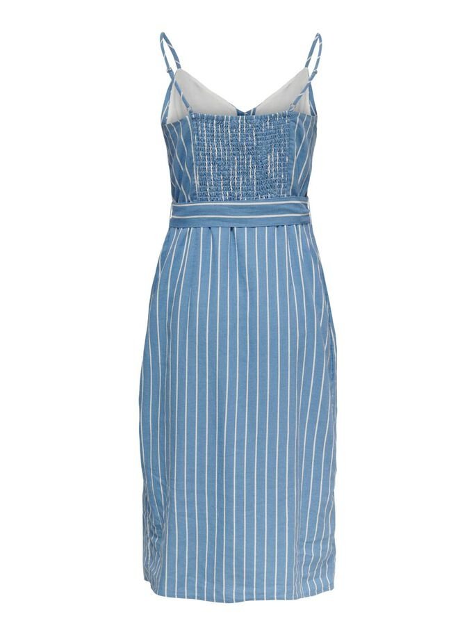 Сукня ONLARISA LONG STRIPE DRESS TLR 15229302 Allure - CLOUD DANCER ONLY Блакитний M, фото №4
